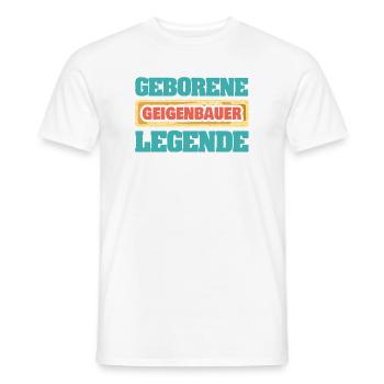 Beruf Geigenbauer - Männer T-Shirt - Weiß - Vorne - AI Model Male 178 dark (178cm)