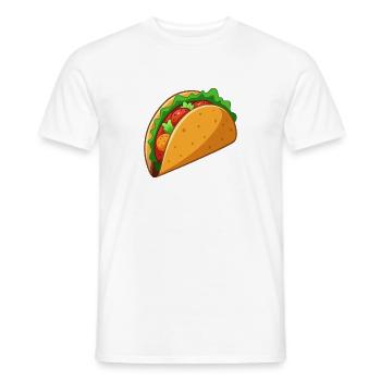 Tacos - Men's T-Shirt - white - Front - AI Model Male 178 dark (178cm)