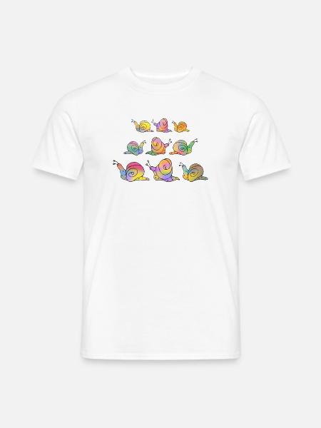 Snails - Men's T-Shirt - white