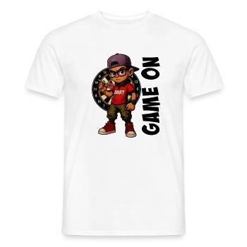 Dart,Darts,Dartspieler - Männer T-Shirt - Weiß - Vorne - AI Model Male 178 dark (178cm)