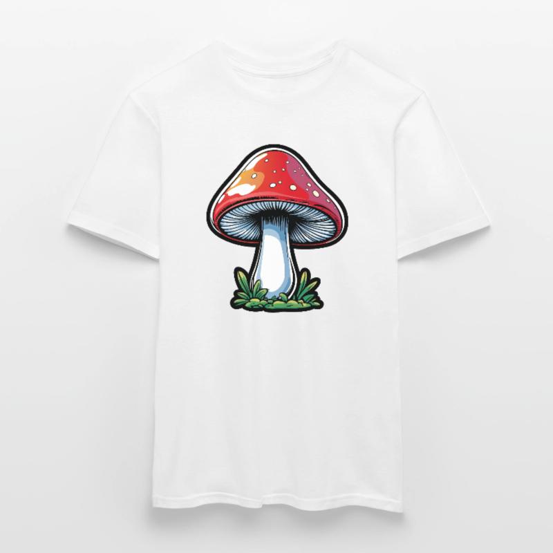 Conception du Popart Red Toadstool T-shirt homme