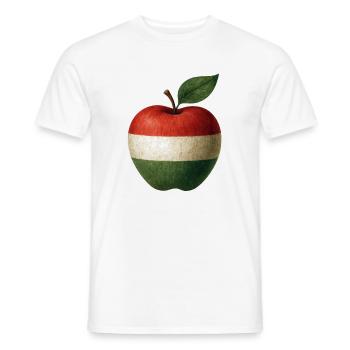 Hongrie - T-shirt homme - blanc - Devant - AI Model Male 178 dark (178cm)