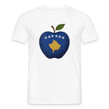 Kosovo - T-shirt homme - blanc - Devant - AI Model Male 178 dark (178cm)
