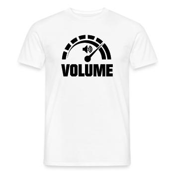 Volume knob pointer - Men's T-Shirt - white - Front - AI Model Male 178 dark (178cm)
