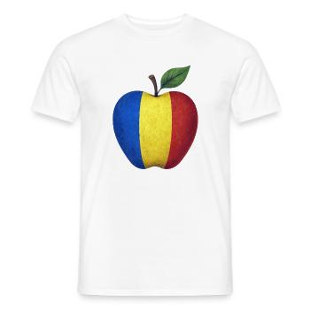 Roumanie - T-shirt homme - blanc - Devant - AI Model Male 178 dark (178cm)