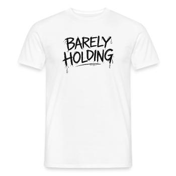 Hardly any graffiti - Men's T-Shirt - white - Front - AI Model Male 178 dark (178cm)