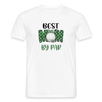 Best Mom by Par Golf Tee - Männer T-Shirt - Weiß - Vorne - AI Model Male 178 dark (178cm)