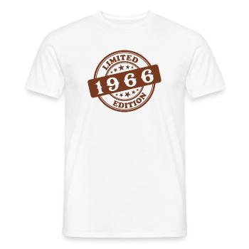 Édition limitée 1966 - T-shirt homme - blanc - Devant - AI Model Male 178 dark (178cm)