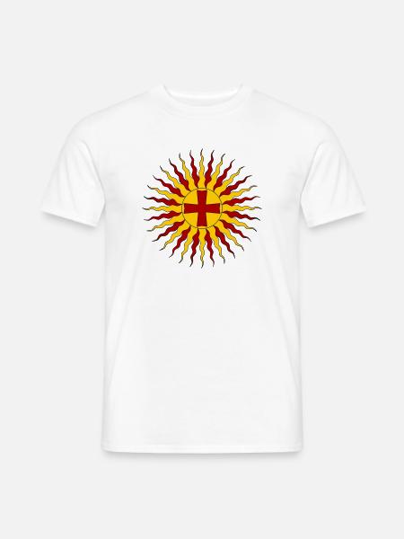 Lumière éternelle de Jésus-Christ - T-shirt homme - blanc