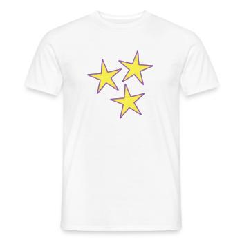STAR. VALENTINSTAG. HERZ. ICH LIEBE DICH. ICH LIEBE - Männer T-Shirt - Weiß - Vorne - AI Model Male 178 dark (178cm)