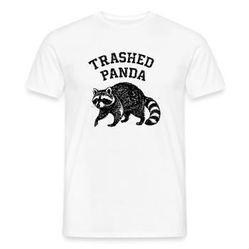 Panda détruit - T-shirt homme - blanc - Devant - AI Model Male 178 dark (178cm)