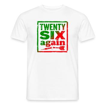 Sweat à capuche de fléchettes 26 points Légendaire raté - T-shirt homme - blanc - Devant - AI Model Male 178 dark (178cm)
