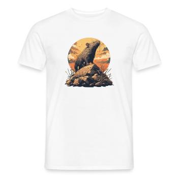 Rat Rat - T-shirt homme - blanc - Devant - AI Model Male 178 dark (178cm)