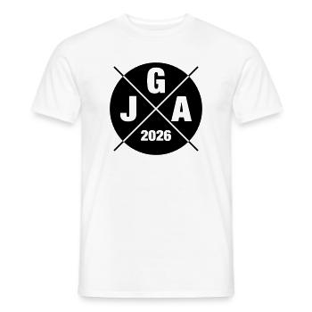 Jga 2026 Bachelor Party - Men's T-Shirt - white - Front - AI Model Male 178 dark (178cm)