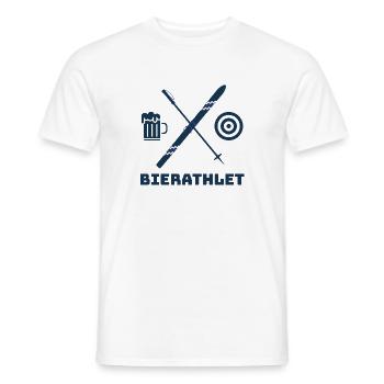 ATHLÈTE DE LA BIÈRE - T-shirt homme - blanc - Devant - AI Model Male 178 dark (178cm)