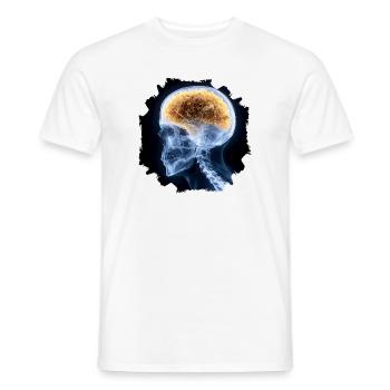 The other day at the X-ray - everything is fine - Men's T-Shirt - white - Front - AI Model Male 178 dark (178cm)