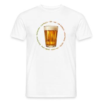 Lagoinha Glass et Belo Horizonte - T-shirt homme - blanc - Devant - AI Model Male 178 dark (178cm)