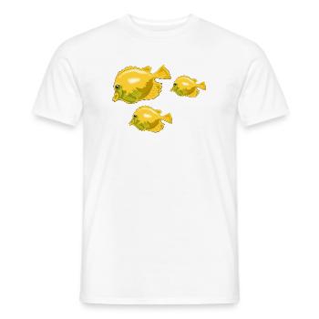 Pisces - Men's T-Shirt - white - Front - AI Model Male 178 dark (178cm)