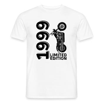 1999 Limited Edition Biker Vintage - Men's T-Shirt - white - Front - AI Model Male 178 dark (178cm)