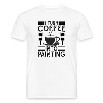Funny Gifts for Home Painters Professional Painter Ideas - Men's T-Shirt - white - Front - AI Model Male 178 dark (178cm)