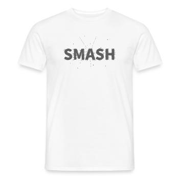 Tennis & Padel Smash Hoodie, T-shirt, Bag - Men's T-Shirt - white - Front - AI Model Male 178 dark (178cm)