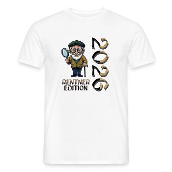 Rentner Detektiv Edition - Männer T-Shirt - Weiß - Vorne - AI Model Male 178 dark (178cm)