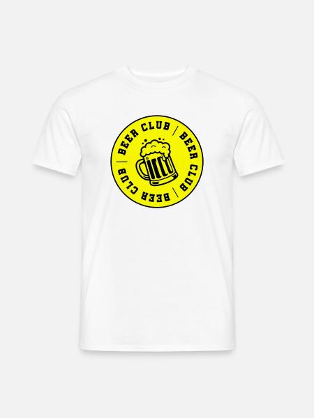 Bier Club Verein Saufen - Männer T-Shirt - Weiß