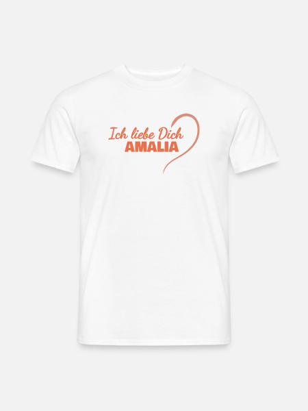 LoveYou Amalia - Men's T-Shirt - white