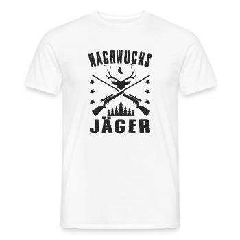 Hunter Gifts Hunting Hunting Hunter Exam Passed - Men's T-Shirt - white - Front - AI Model Male 178 dark (178cm)