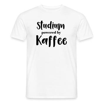Études réalisées par Kaffee - T-shirt homme - blanc - Devant - AI Model Male 178 dark (178cm)