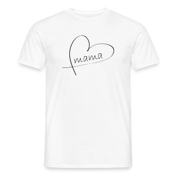 Mama - Männer T-Shirt - Weiß - Vorne - AI Model Male 178 dark (178cm)