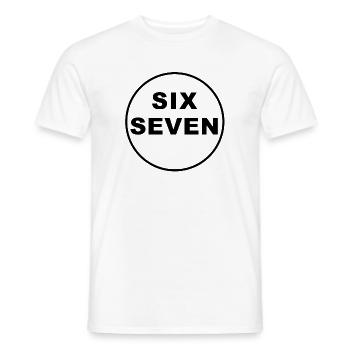 Six Seven Trend - Männer T-Shirt - Weiß - Vorne - AI Model Male 178 dark (178cm)