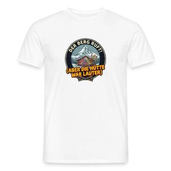 La montagne appelle - Après Ski Party - Équipe de ski - T-shirt homme - blanc - Devant - AI Model Male 178 dark (178cm)