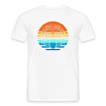 Inka Maya kalender aztec - Männer T-Shirt - Weiß - Vorne - AI Model Male 178 dark (178cm)