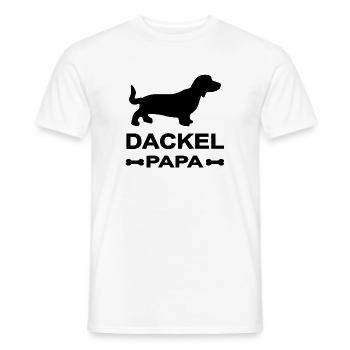 Dackel - Männer T-Shirt - Weiß - Vorne - AI Model Male 178 dark (178cm)