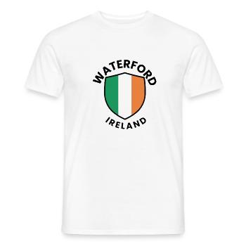 Waterford Ireland Shield - Men's T-Shirt - white - Front - AI Model Male 178 dark (178cm)