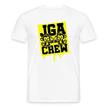 Jga Crew Junggesellen Affe - Männer T-Shirt - Weiß - Vorne - AI Model Male 178 dark (178cm)