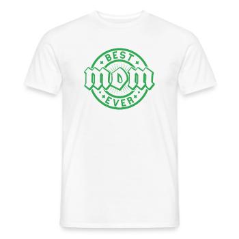 Best Forever Emblem with Hearts - Men's T-Shirt - white - Front - AI Model Male 178 dark (178cm)