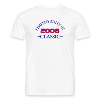 2006 Classic Limited Edition - Männer T-Shirt - Weiß - Vorne - AI Model Male 178 dark (178cm)