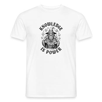 Magic Failed Time For Lead Wizard Fantasy Meme - Männer T-Shirt - Weiß - Vorne - AI Model Male 178 dark (178cm)