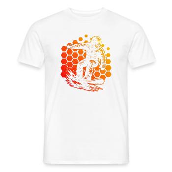 Ich liebe Snowboard cooles Motiv für Snowboard - Männer T-Shirt - Weiß - Vorne - AI Model Male 178 dark (178cm)