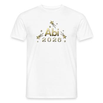 Abi 2026 Matura Abi Design Abitur 2026 - T-shirt homme - blanc - Devant - AI Model Male 178 dark (178cm)
