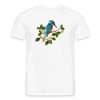 Bunter Vogel - Männer T-Shirt - Weiß - Vorne - AI Model Male 178 dark (178cm)
