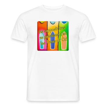 Suppo.FR - T-shirt homme - blanc - Devant - AI Model Male 178 dark (178cm)