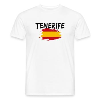 Tenerife Island Spain Tenerife - Men's T-Shirt - white - Front - AI Model Male 178 dark (178cm)