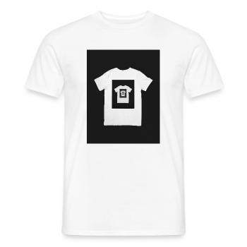 T-shirt - Men's T-Shirt - white - Front - AI Model Male 178 dark (178cm)