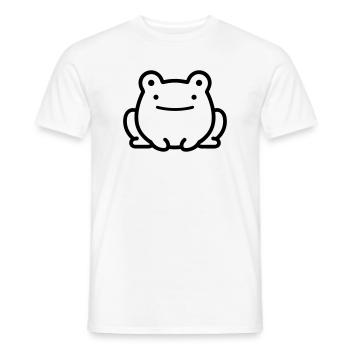 frog - Men's T-Shirt - white - Front - AI Model Male 178 dark (178cm)