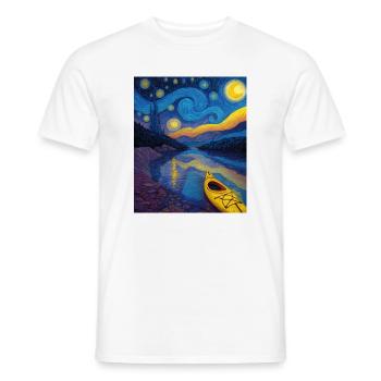 Kayak_3 - T-shirt homme - blanc - Devant - AI Model Male 178 dark (178cm)