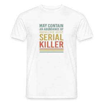 Krimi True Crime - Männer T-Shirt - Weiß - Vorne - AI Model Male 178 dark (178cm)