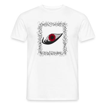 L’Œil - T-shirt homme - blanc - Devant - AI Model Male 178 dark (178cm)